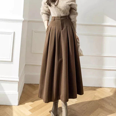 Comfortable women’s maxi skirt – versatile design, soft fabric, for casual outings 1