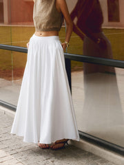 Lightweight & flattering women’s maxi skirt – flowing design, breathable fabric, for casual or professional wear 3
