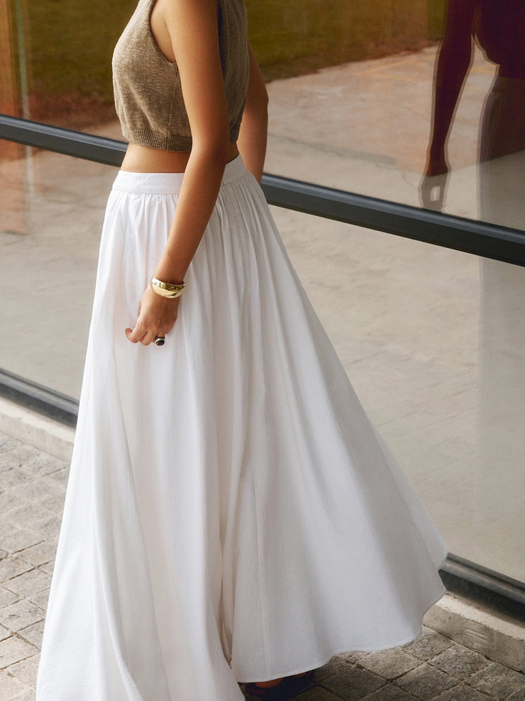 Lightweight & flattering women’s maxi skirt – flowing design, breathable fabric, for casual or professional wear 6